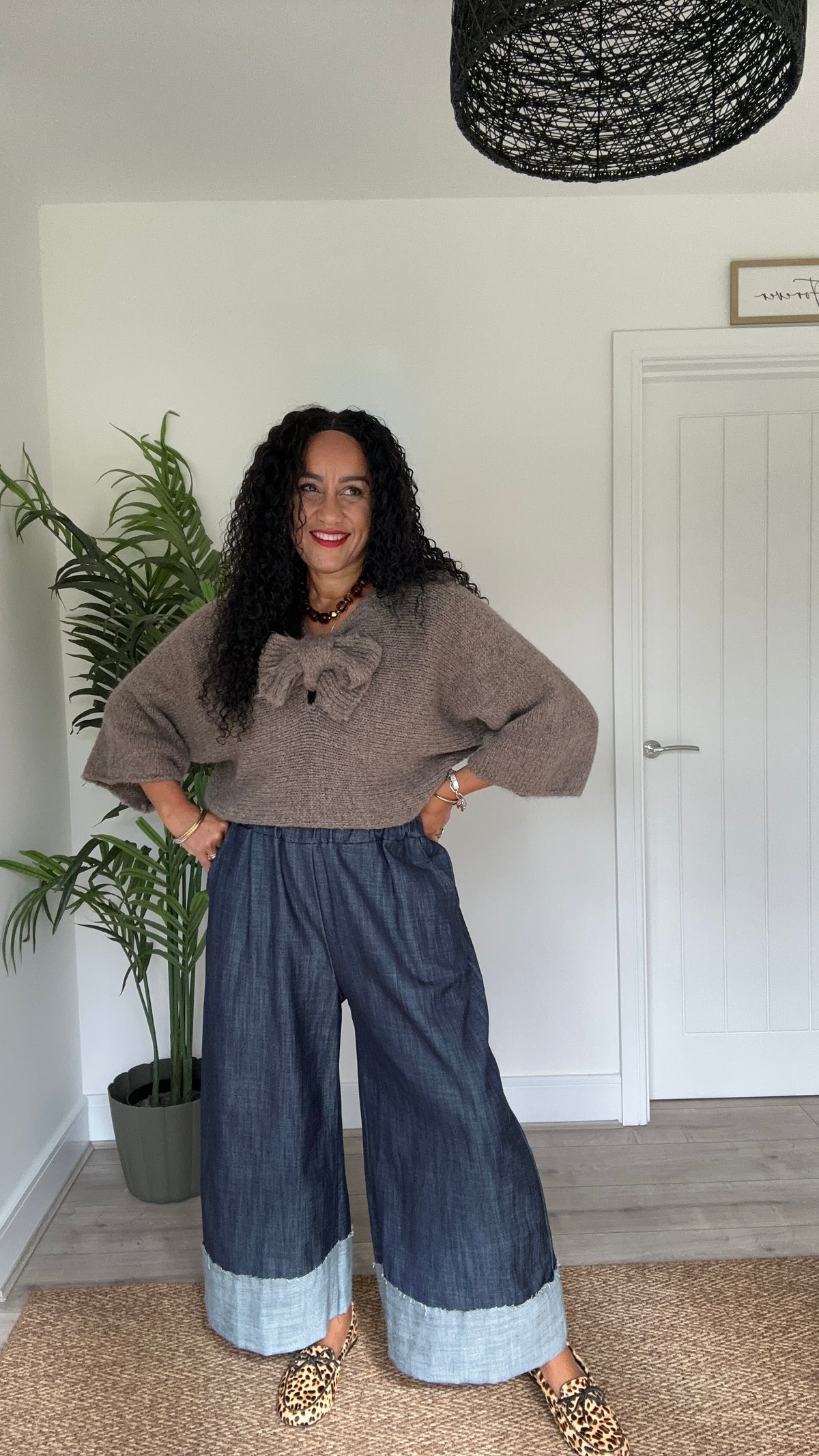 SUSIE DENIM TURN UP *New