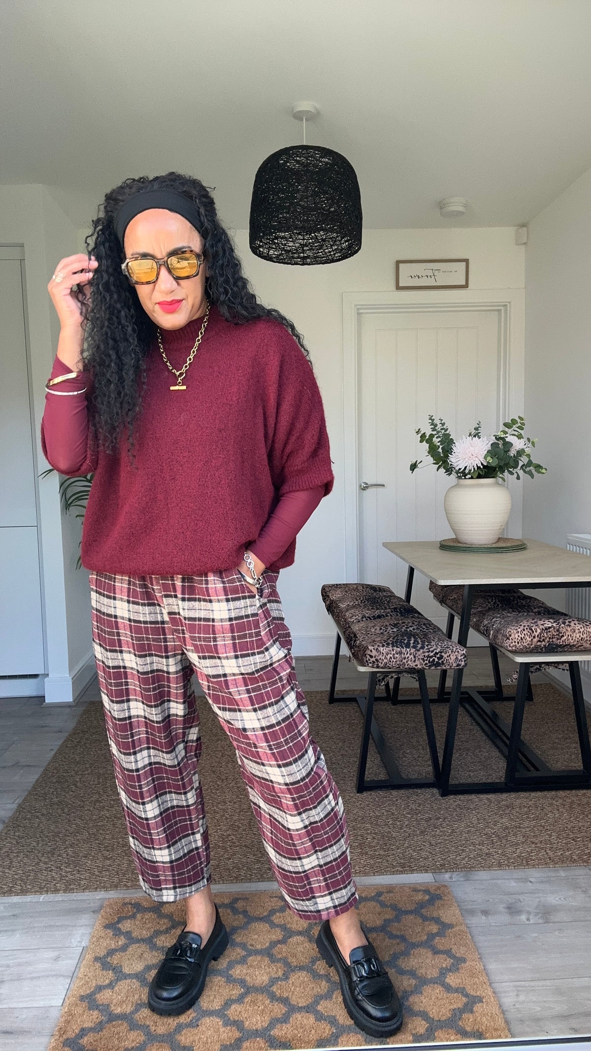ZETO SOFT KNIT OVERSIZED JUMPER BURGUNDY *New
