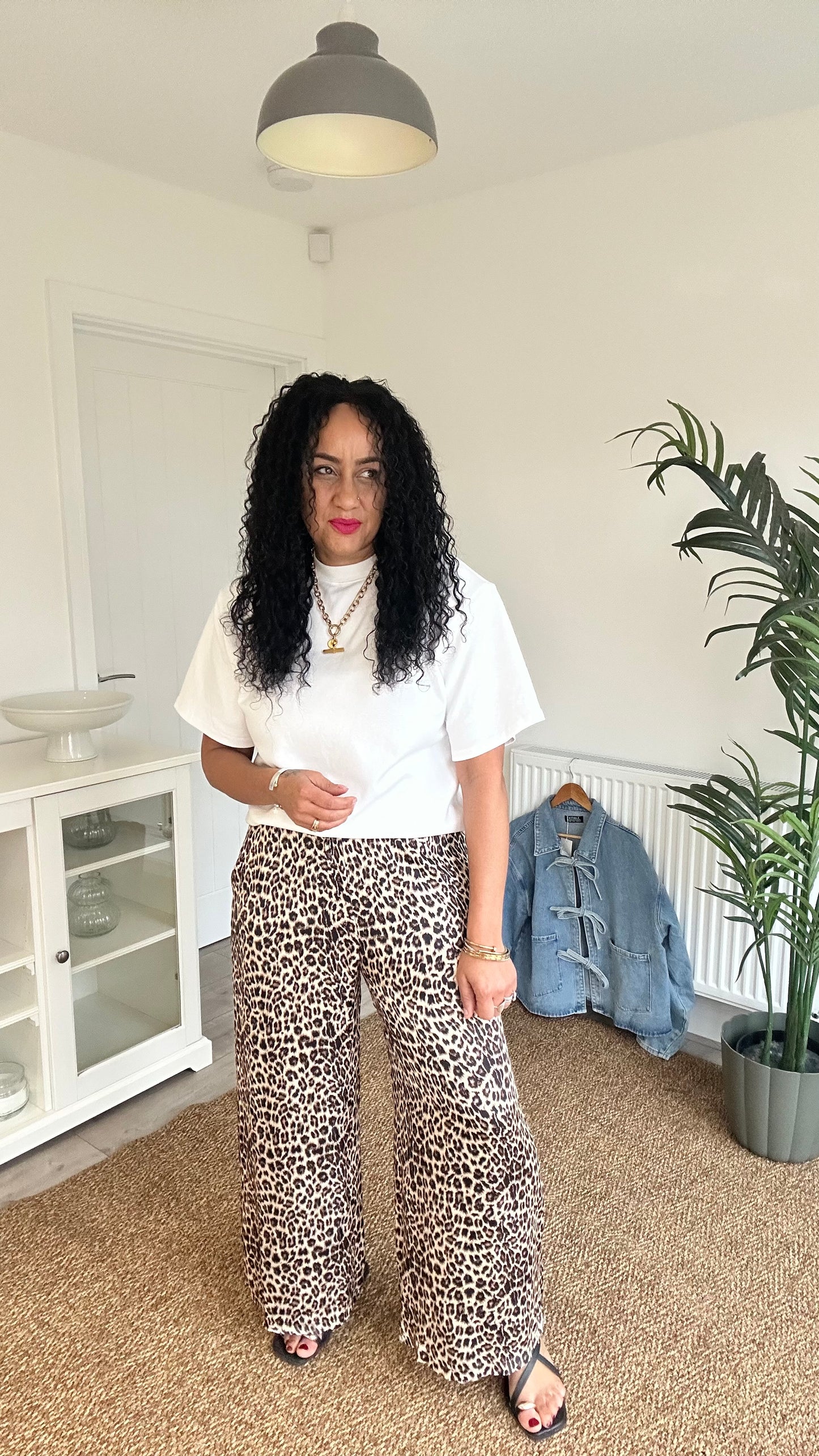 ALICE LEOPARD PRINT PALAZZO TROUSERS  *New & Trending