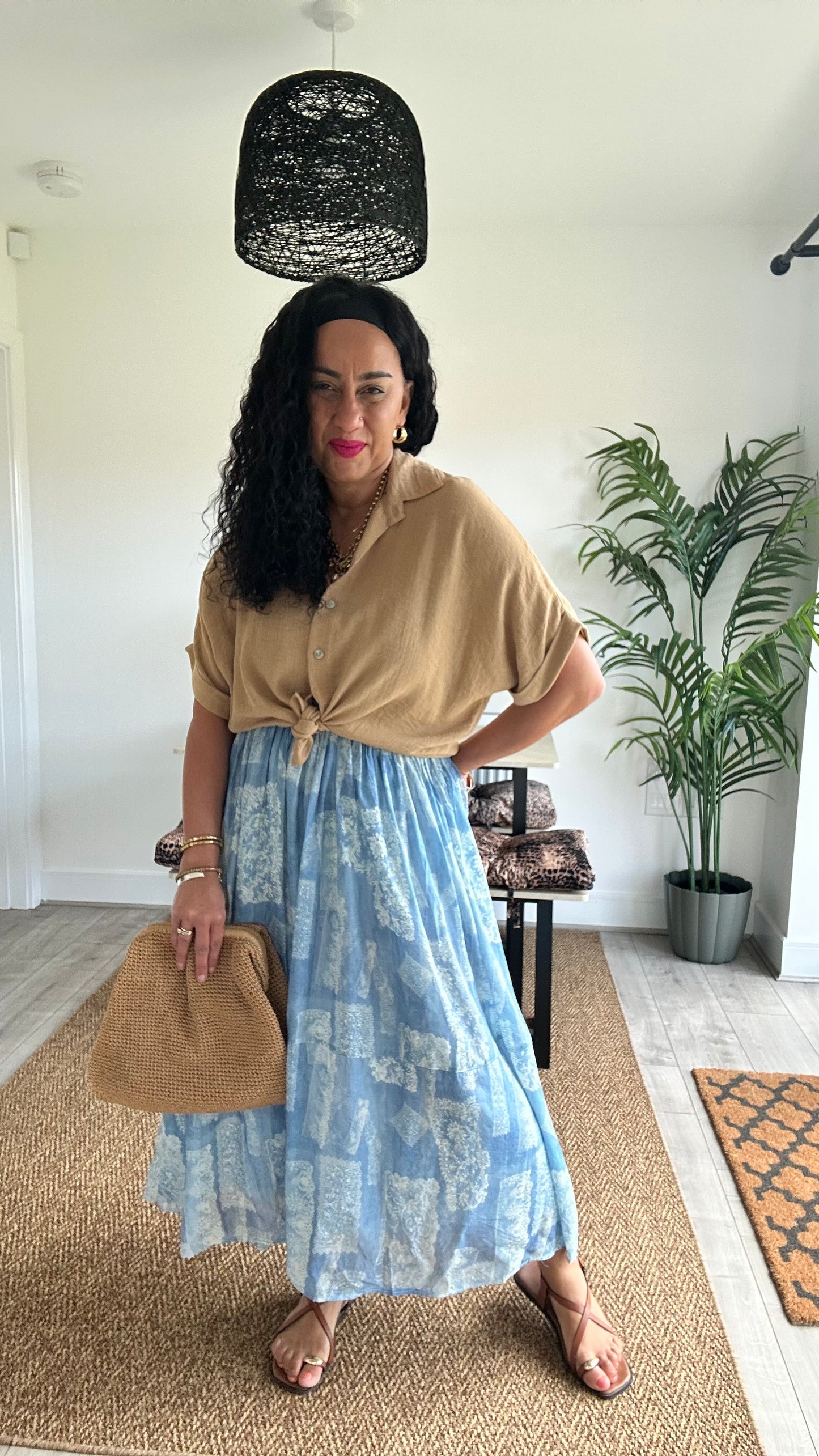 SALE ADELE VINTAGE INSPIRED DETAIL SKIRT