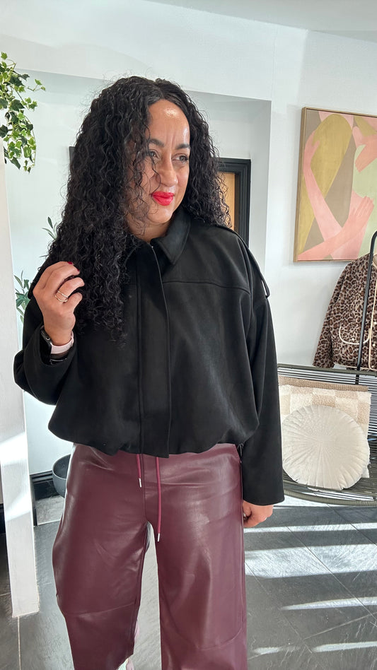 SALE DUPA BOMBER JACKET BLACK