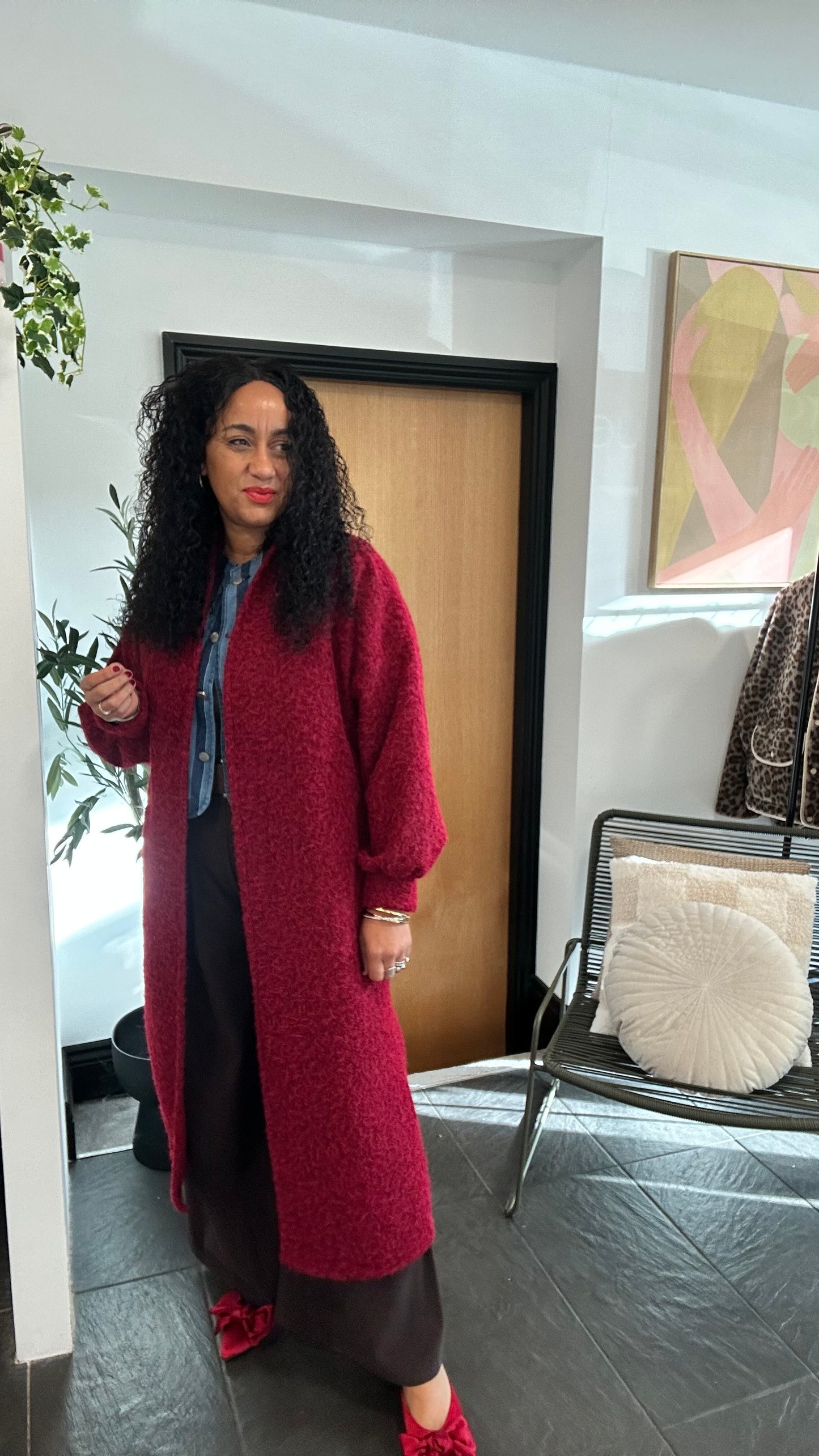 ALMA COATIGAN BURGUNDY WINE *NEW