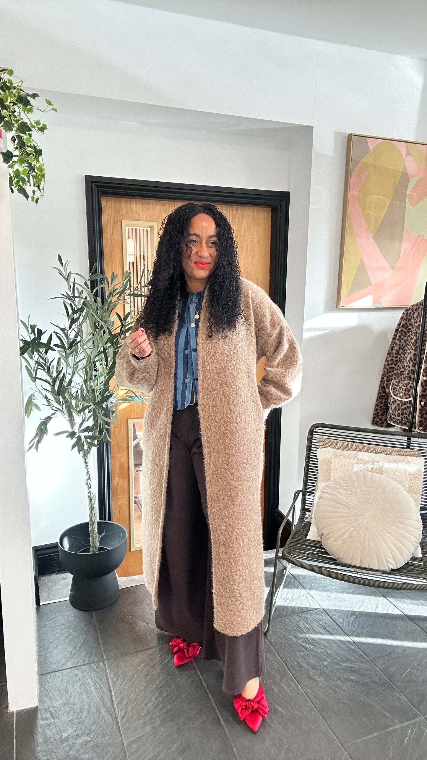 ALMA COATIGAN BEIGE *NEW