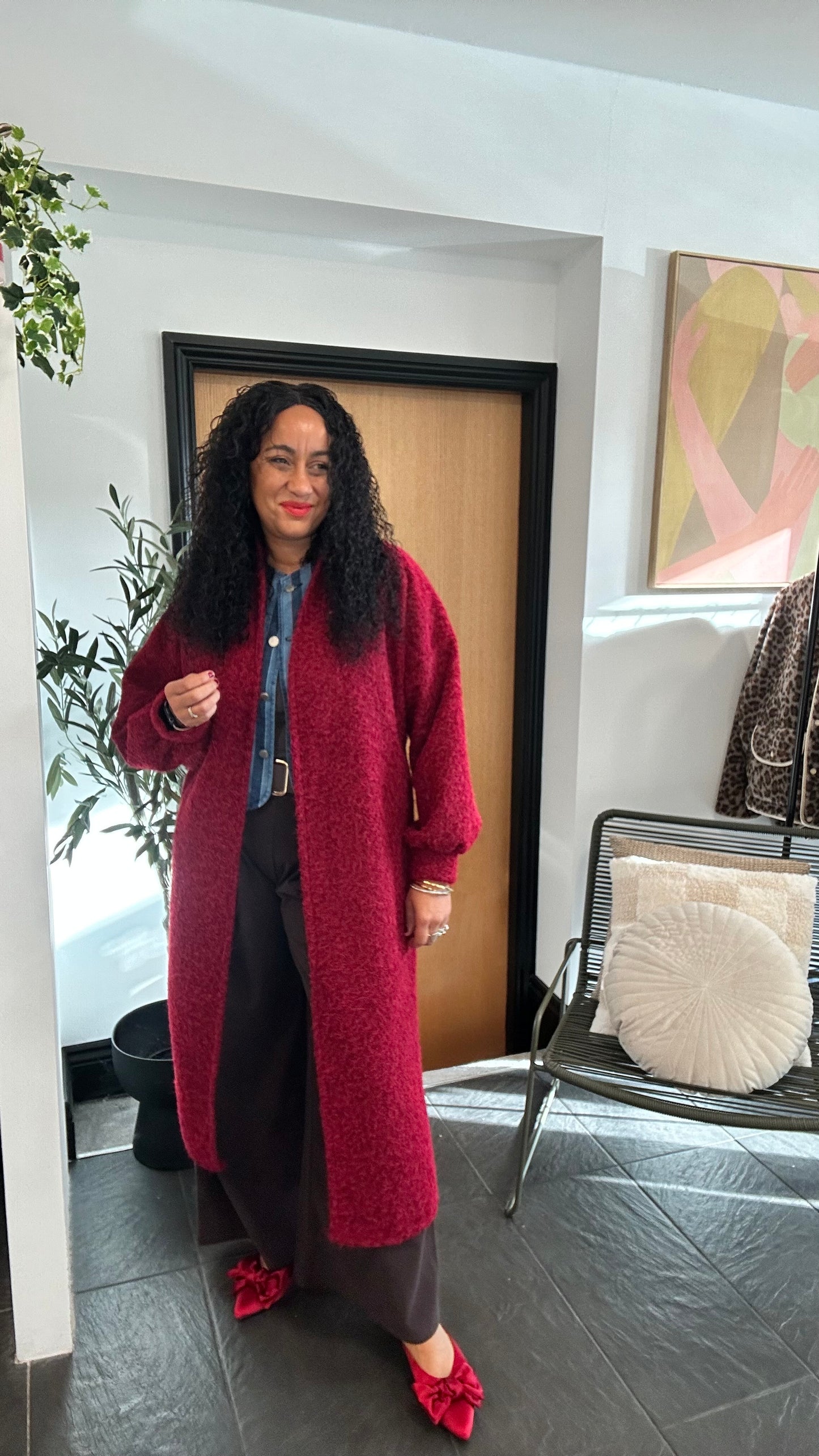 ALMA COATIGAN BURGUNDY WINE *NEW