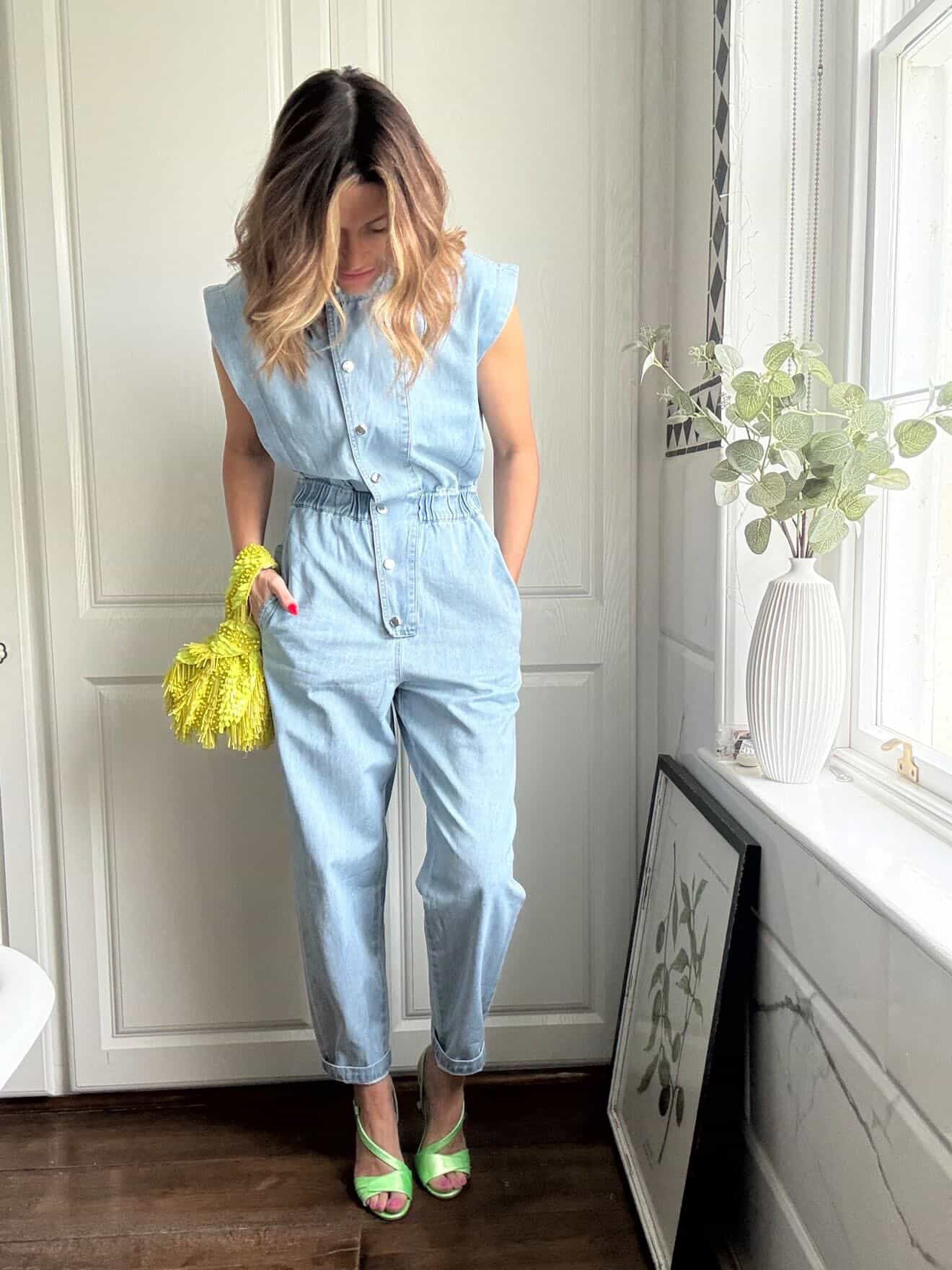 MARCIA DENIM JUMPSUIT *New