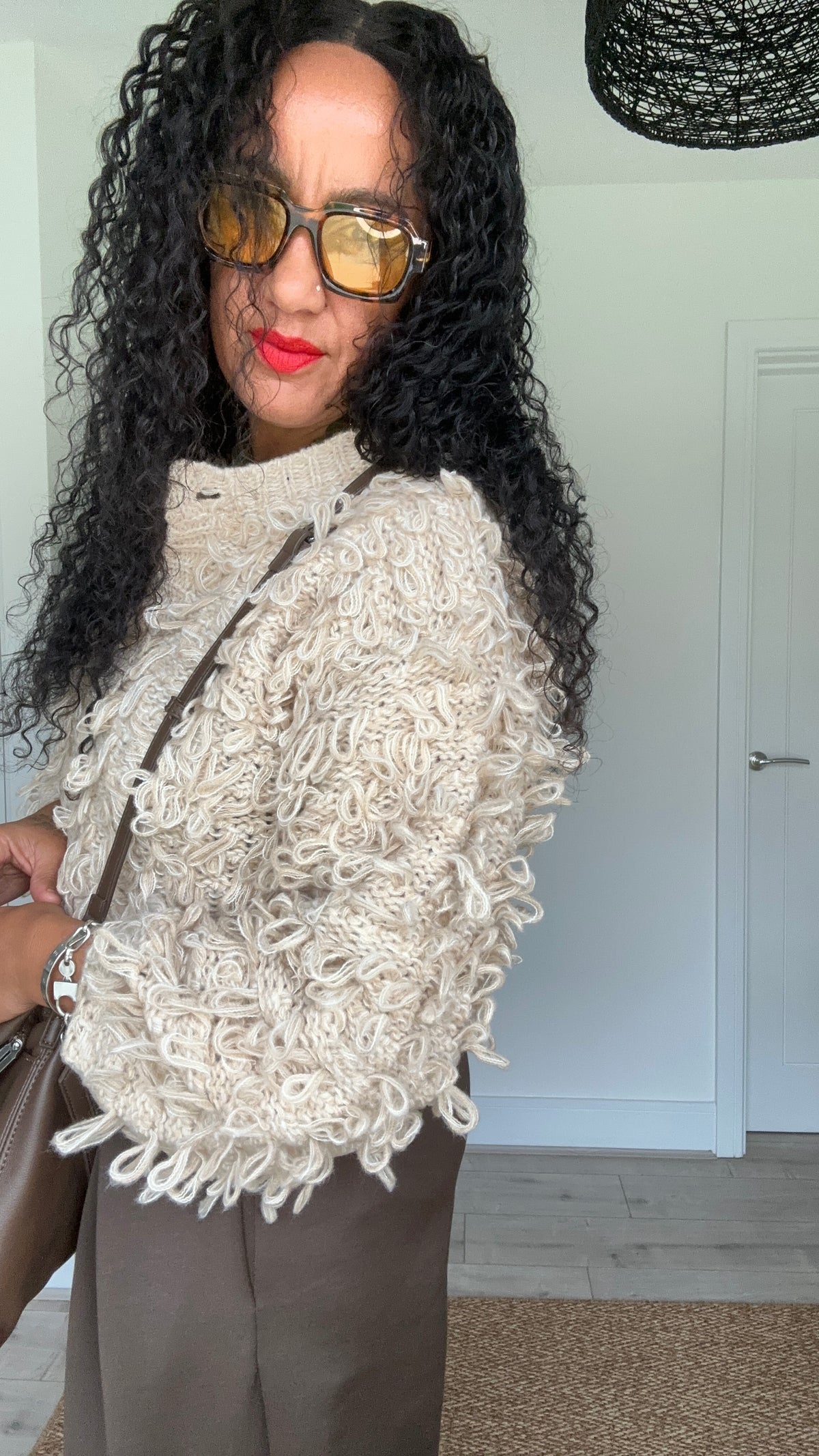 LOOPY LOOP CARDIGAN CREAM *New