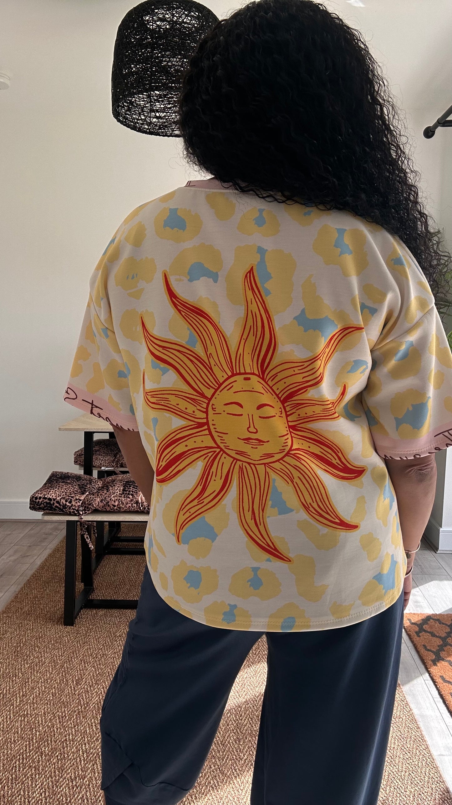 SONNY LEOPARD T SHIRT LEMON *New