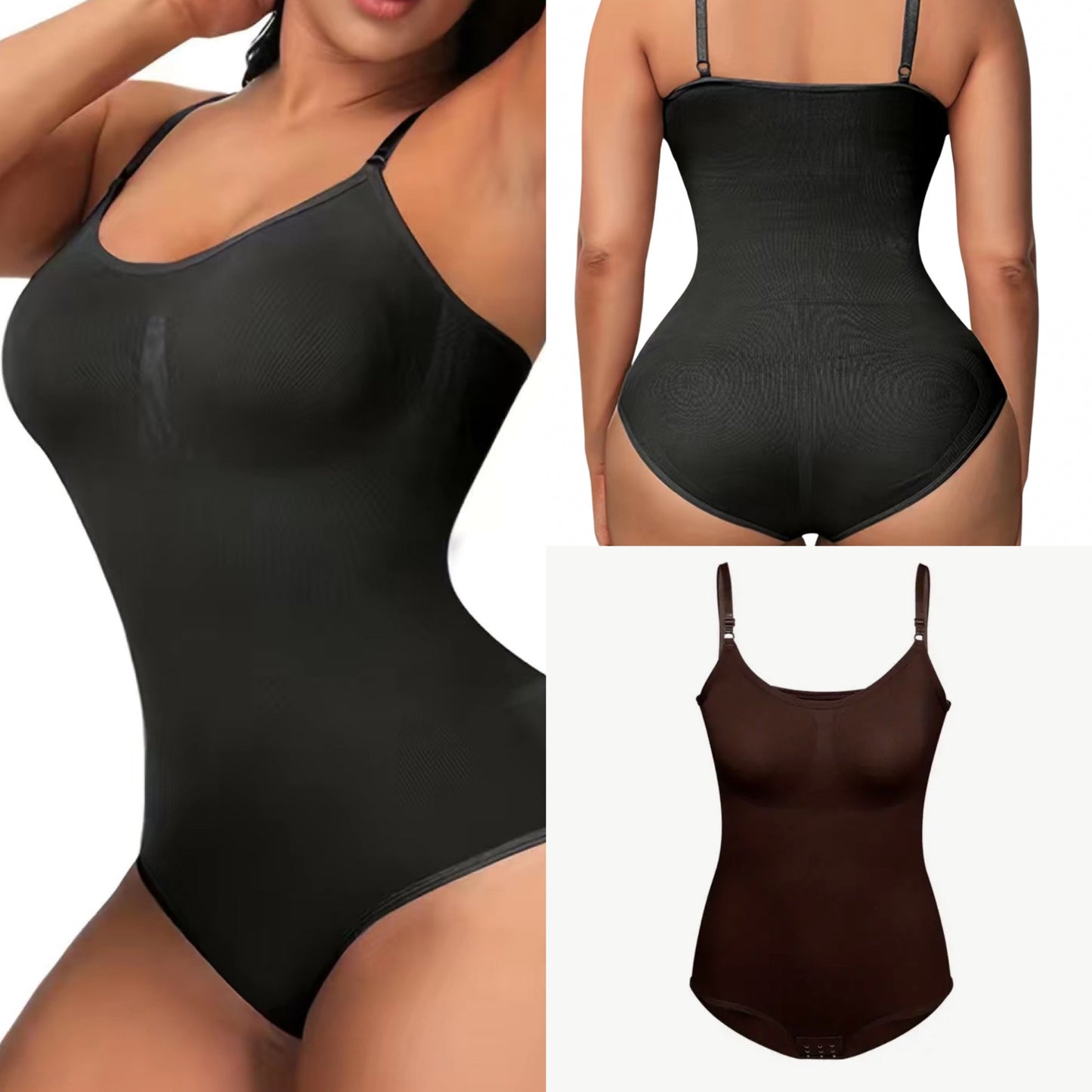 ROXIE SNATCHED WAIST BODYSUIT BROWN *New