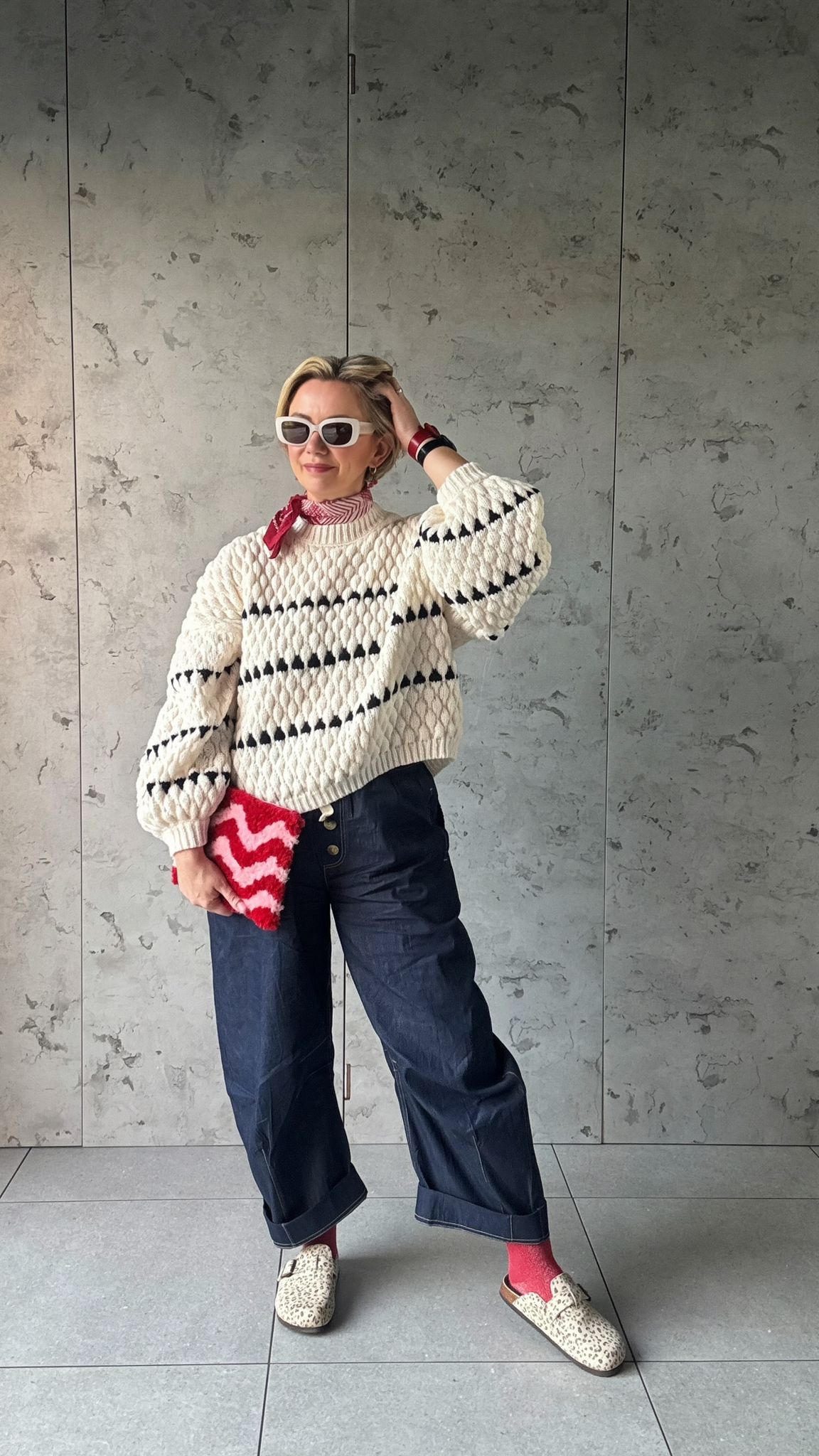 ELICIA HEART JUMPER CREAM *New & Trending