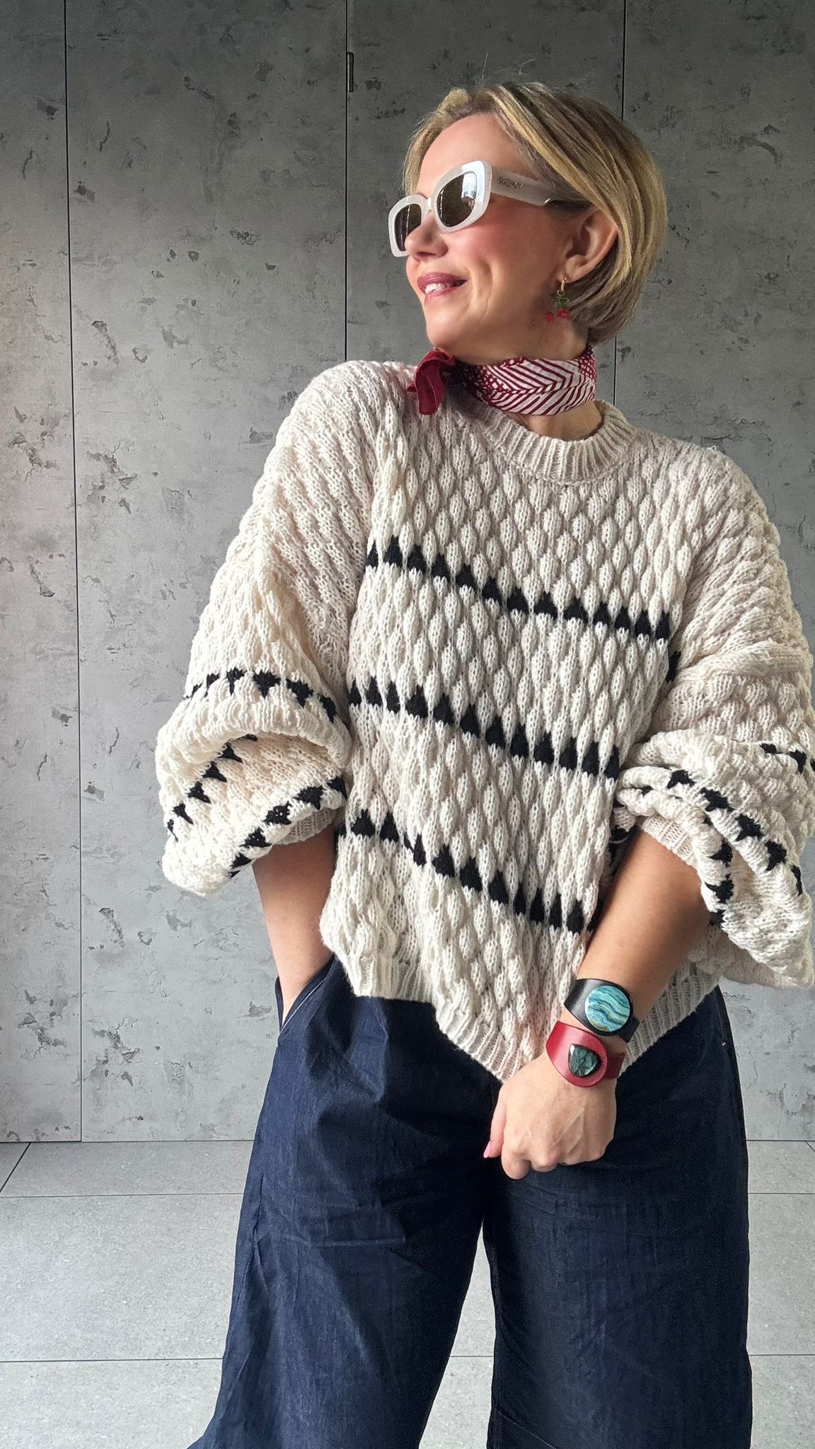 ELICIA HEART JUMPER CREAM *New & Trending