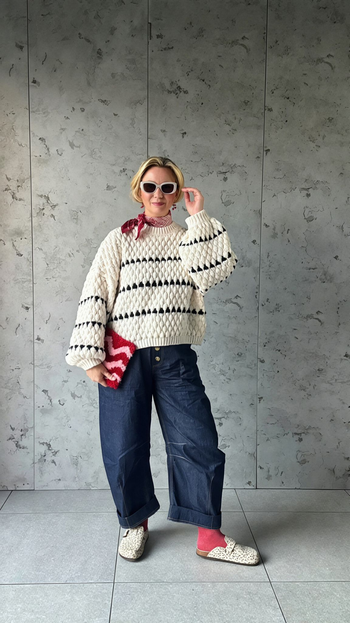 ELICIA HEART JUMPER CREAM *New & Trending