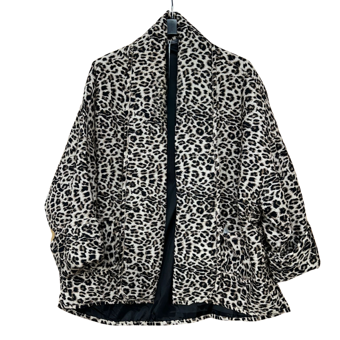 FLO LEOPARD QUILTED KIMONO JACKET *New